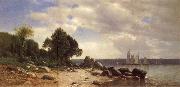 Colman Samuel Blick auf den Hudson oil painting